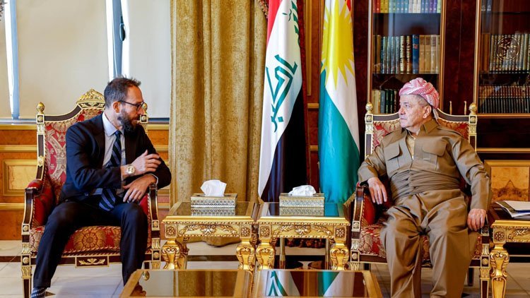 Serok Barzanî ligel Konsulê Giştî yê nû yê Amerîkayê li Herêma Kurdistanê civiya