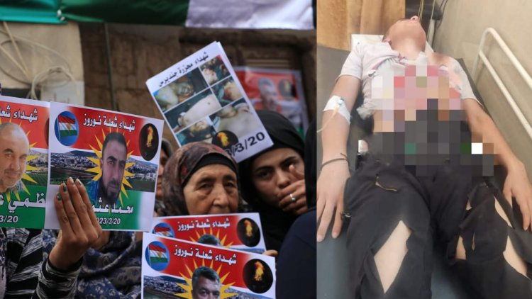 Efrîn: Careke din êrîş li malbata şehîdên şeva Newrozê hate kirin