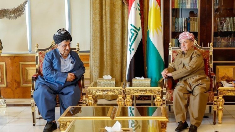 Serok Barzanî û Mihemed Hacî Mehmûd rewşa Herêma Kurdistanê û Iraqê gotûbêj kirin