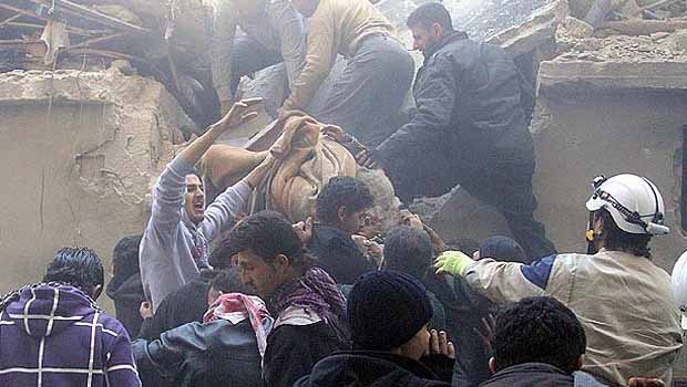 Halep'te ekmek fırınına saldırı: 25 ölü