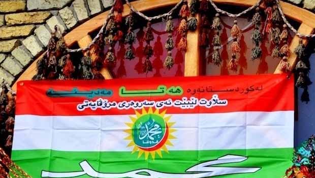 Hewlêr Çarşısı’nda ‘İslami Kürdistan’ bayrağı