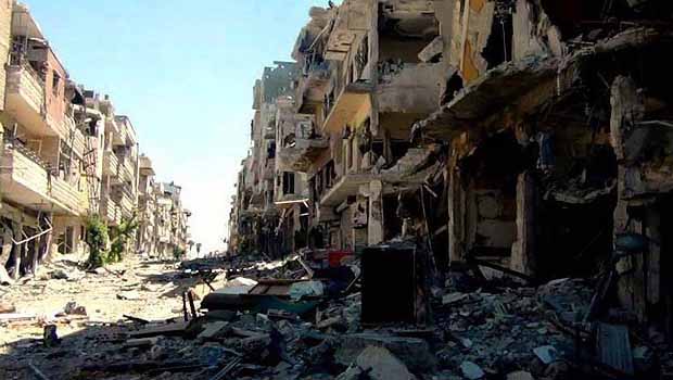 Suriye karadan ve havadan bombaladı: 64 ölü