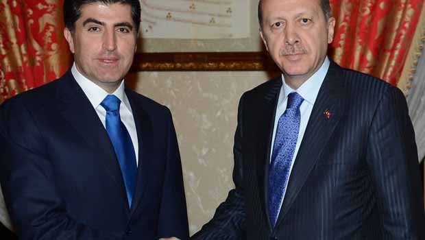 Barzani ve Erdoğan bir araya geldiler