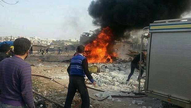 Suriye'nin Türkiye sınırında bomba yüklü araç infilak etti: 10 ölü, 50 yaralı