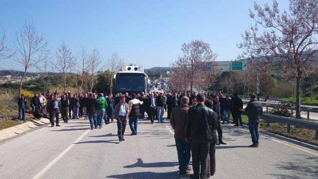 HDP konvoyu Urla’ya sokulmadı