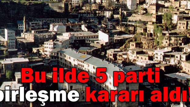  Bitlis'te 5 parti birleşme kararı aldı
