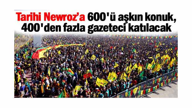 Diyarbakır Newrozu'nda 600'ü aşkın konuk, 400'den fazla gazeteci katılacak