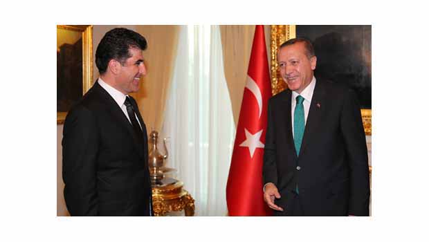 Barzani ve Erdoğan Ankara'da bir araya geldiler