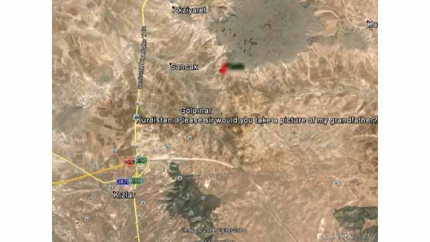 Google uydu'dan Şanlıurfa'yı Kürdistan Olarak Gösteriyor
