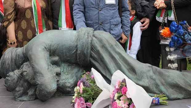 Lahey'de Halepçe Katliamı anıtı açıldı