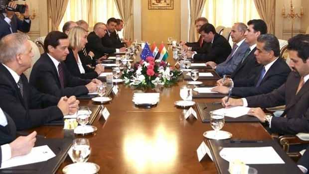 Barzani:Avrupa Birliği heyetiyle görüştü