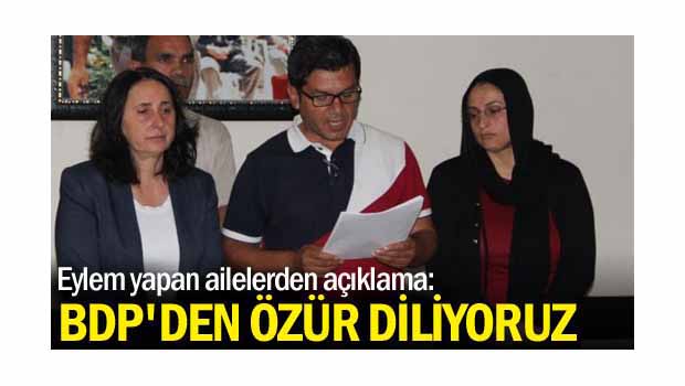 Çetiner ailesinden BDP’ye özür, AKP’ye çağrı