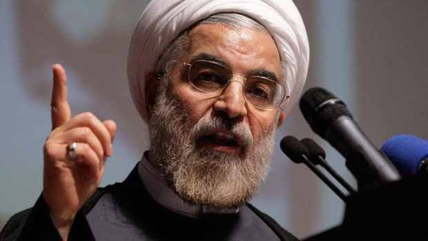 İran Cumhurbaşkanı Ruhani'ye idam protestosu