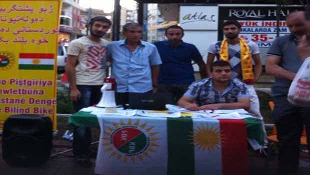  Kürdistan Referandumuna, İmza Kampanyalı Destek