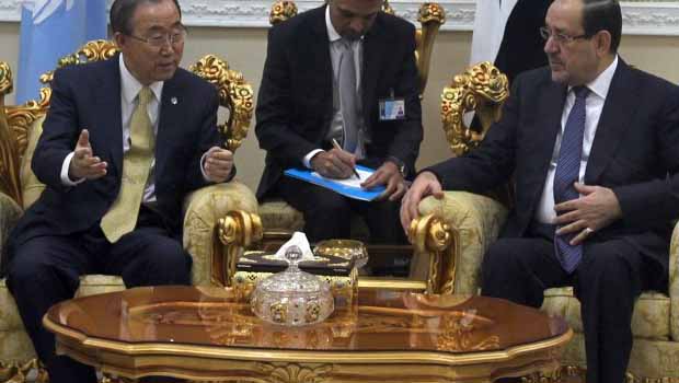 Ban Ki-moon Maliki ile görüştü