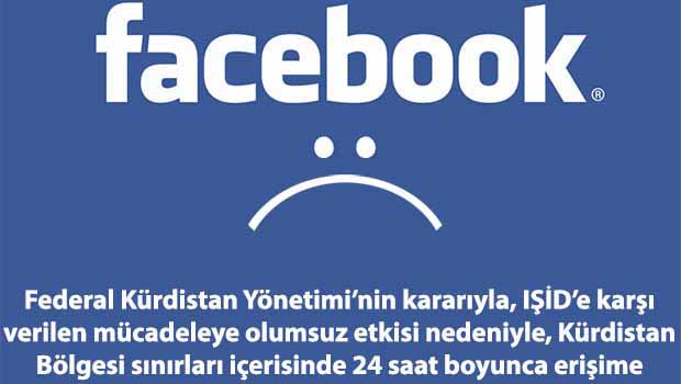  Federal Kürdistan Hükümeti Facebook ve Twitter'i engelledi