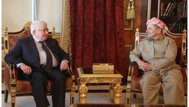 Irak Cumhurbaşkanı, Barzani’yle görüstü