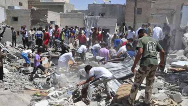 Suriye Ordusu Rakka'ya 26 hava saldırısı düzenledi