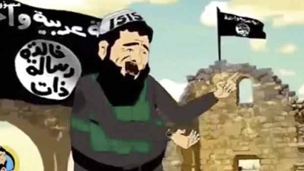 IŞİD militanlarının hayatı çizgi film oldu