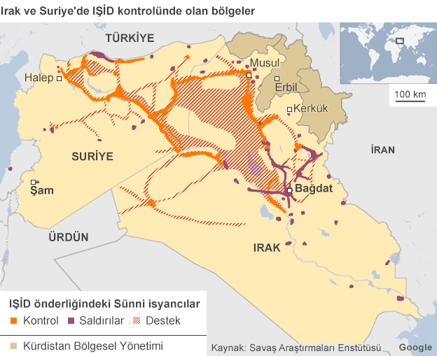 IŞİD'de Karşı Sınırda tampon bölge