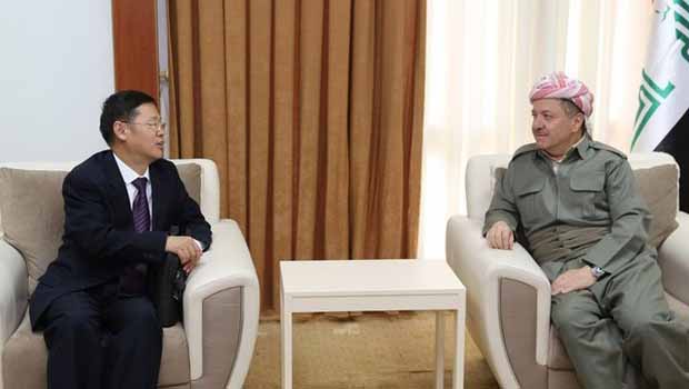 Barzani, Hewler Çin Başkonsolosunu Kabul Etti