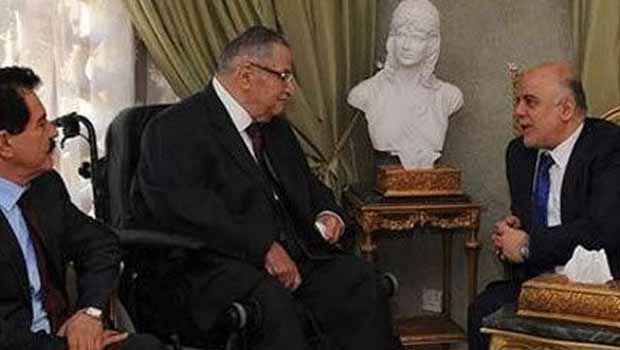  Irak Başbakanı İbadi Talabani'yi Ziyaret Etti