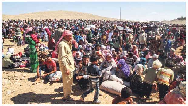 IŞİD’den kaçan Kürtlerin sayısı 100 bini geçti 