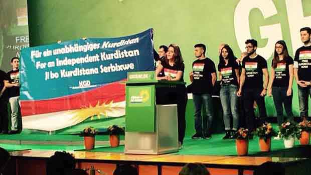 Alman Yeşiller kongresinde ‘Kürdistan etkisi’