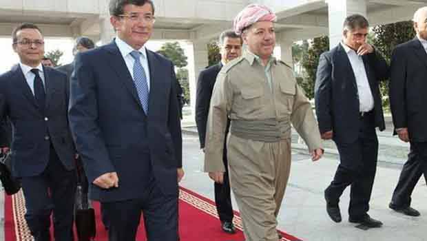 Davutoğlu, Başkan Barzani'yi Türkiye'ye Davet Etti