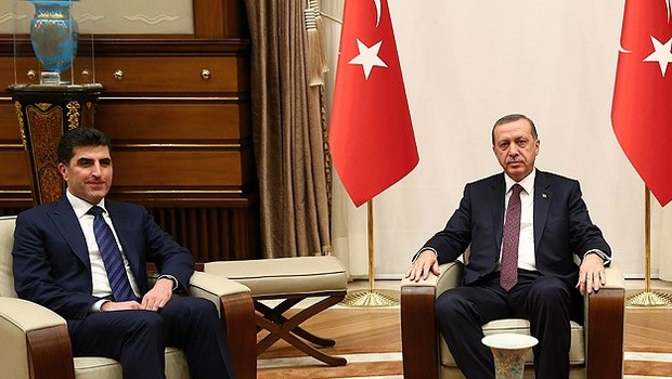 Neçirvan Barzani Erdoğan ile görüştü