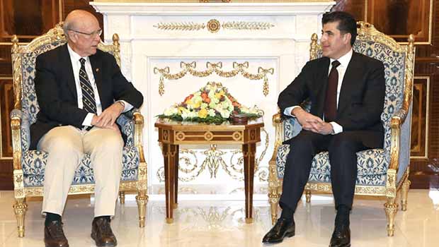 Neçirvan Barzani, Amerikalı Senatör Roberts ile Görüştü