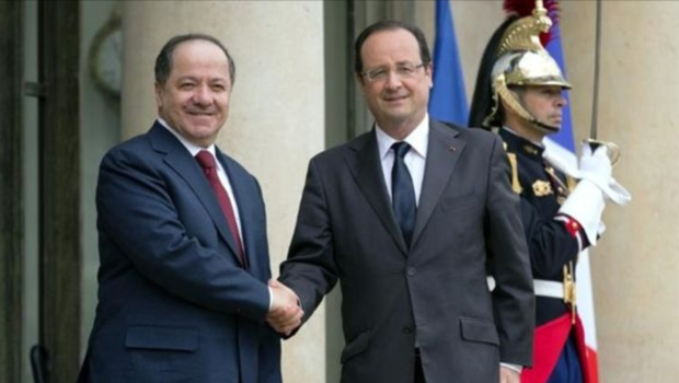 Barzani’den Hollande’a başsağlığı mesajı