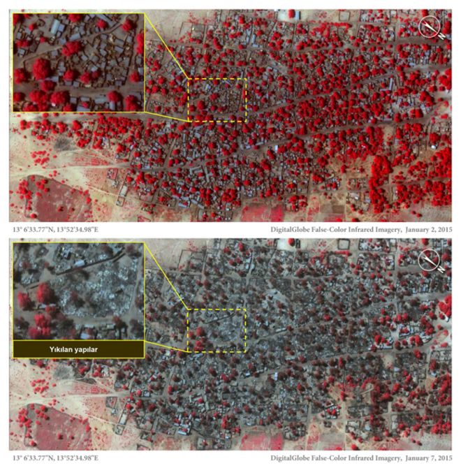 Boko Haram Nijerya'da kasabaları haritadan sildi