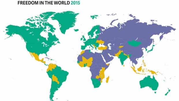 Türkiye ‘kısmen özgür ülkeler’ listesinde