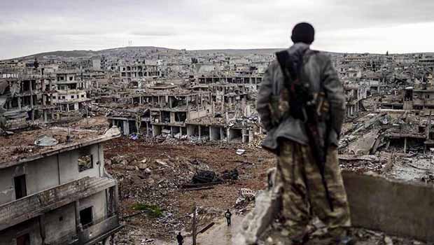 Koalisyon Kobanê'de 1000 binayı bombalamış