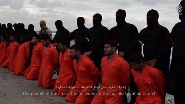 IŞİD 21 Mısırlı Kıpti'yi infaz etti.