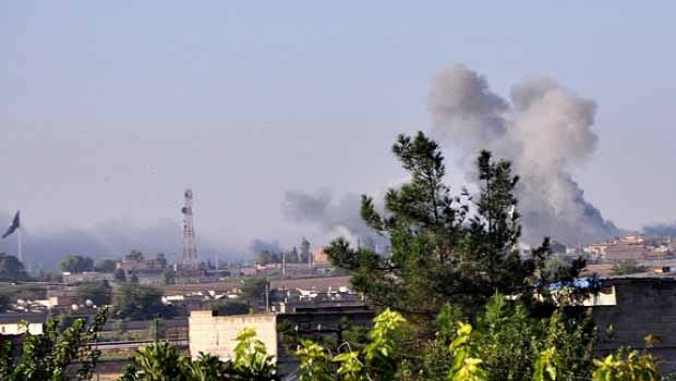 Tel Abyad'da IŞİD hedefleri bombalandı