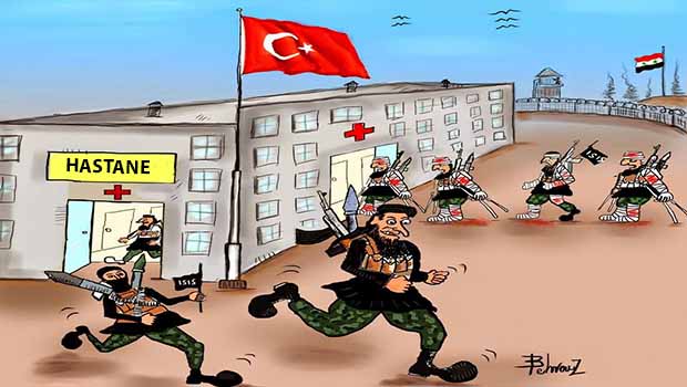 Türkiye'de tedavi edilen IŞİD'liler Girê Spî'de
