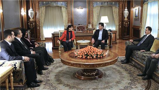 Başbakan Neçirvan Barzani, Önder ve Zana ile Bir Araya Geldi