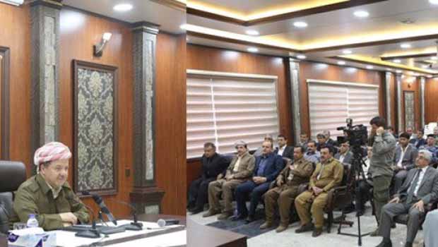 Başkan Barzani Türkmen temsilcilerle görüştü