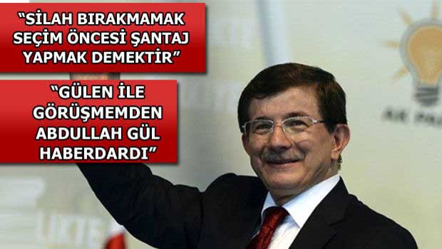 Davutoğlu: HDP ve Kandil tereddütlü