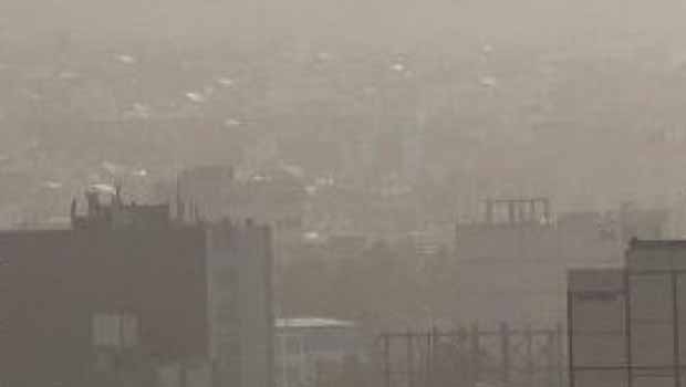 Toz bulutu Kirmanşan’da hayatı tehdit ediyor