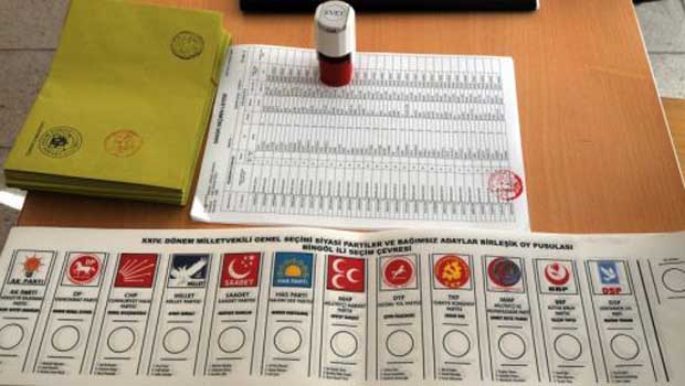 20 parti, 165 bağımsız aday'la Türkiye yarın sandık basında
