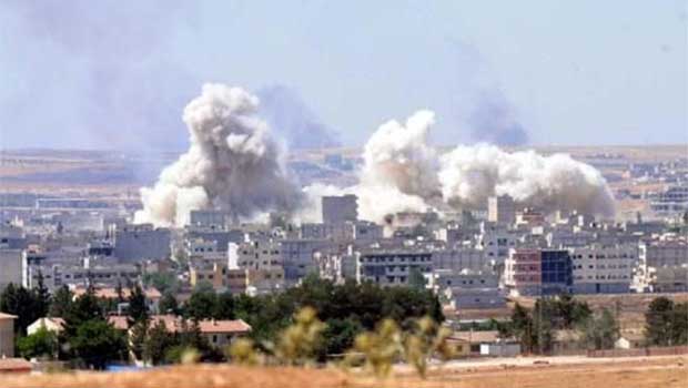 Kobanê'de IŞİD'lilerin Bulunduğu Bina İmha Edildi