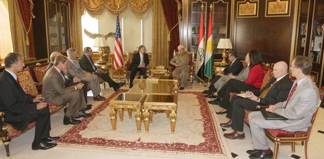 Başkan Barzani ABD Temsilciler Meclisi heyetini kabul etti