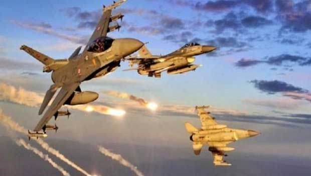 Türk savaş uçakları gerilla alanlarını bombaladı