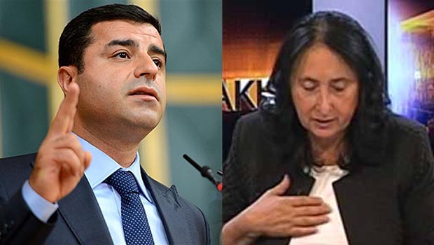Demirtaş'ın Nursel Aydoğan'a ayar çektiği iddia edildi
