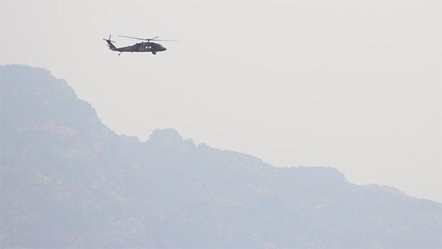 Şırnak'ta askeri helikoptere saldırı