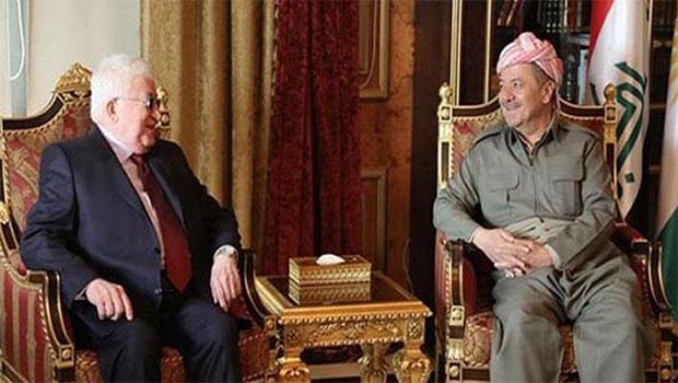 Başkan Barzani, Irak Cumhurbaşkanı ile görüşecek!