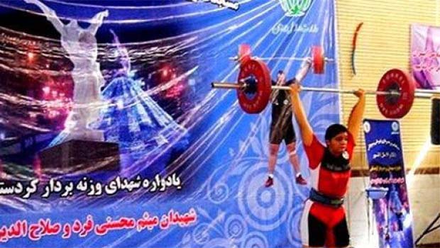 Doğu Kürdistanlı sporcu rekor kırdı